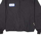 WORKRITE Quilted Lined Mens Workwear Jacket Black XL