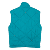 ELLESSE Insulated Womens Quilted Gilet Blue M