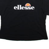 ELLESSE Womens T-Shirt Black UK 16