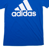 ADIDAS Mens T-Shirt Blue S