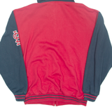STITCHES Cardinals Mens Red Hoodie Full Zip USA L