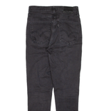 LEVI'S Mile High BIG E Womens Jeans Black Slim Skinny W28 L27