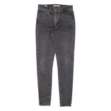 LEVI'S 720 High Rise Womens Jeans Black Slim Skinny W27 L29