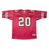 STARTER NFL San Francisco 49ERS Mens Jersey Maroon USA V-Neck Nylon 2XL