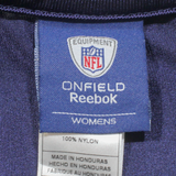 REEBOK NFL Womens Jersey Blue USA V-Neck Nylon XL