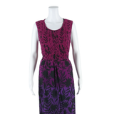 R&K ORIGINALS Womens Day Dress Pink Floral Sleeveless Midi S