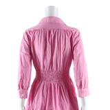 ZARA Womens Mini Dress Pink Long Sleeve Short S