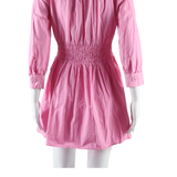 ZARA Womens Mini Dress Pink Long Sleeve Short S