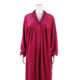 COMODO Womens Day Dress Pink Long Sleeve Knee Length M