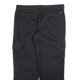 DICKIES Cargo Mens Trousers Black Regular Straight W36 L28