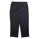 DICKIES Mens Trousers Black Regular Straight W36 L29