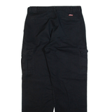 DICKIES Cargo Mens Trousers Black Regular Straight W32 L33
