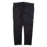 DICKIES Mens Trousers Black Slim Skinny W38 L28