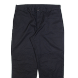 DICKIES Mens Trousers Black Relaxed Straight W38 L29