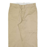 DICKIES Mens Trousers Beige Regular Straight W34 L26
