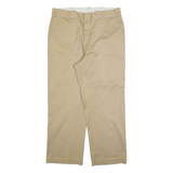 DICKIES Mens Trousers Beige Regular Straight W34 L26