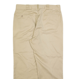 DICKIES Mens Trousers Beige Regular Straight W34 L26