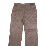 ARMANI JEANS Womens Trousers Grey Regular Bootcut W34 L34