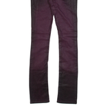DIESEL Womens Trousers Maroon Slim Skinny W28 L32