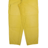JACK WOLFSKIN Womens Trousers Yellow Relaxed Tapered W32 L31
