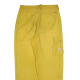 JACK WOLFSKIN Womens Trousers Yellow Relaxed Tapered W32 L31