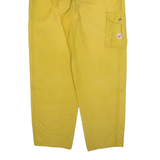 JACK WOLFSKIN Womens Trousers Yellow Relaxed Tapered W32 L31