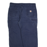CARHARTT Mens Trousers Blue Relaxed Straight W40 L32