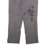 CARHARTT Mens Trousers Grey Relaxed Straight W34 L30