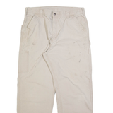 CARHARTT Mens Trousers Beige Relaxed Straight W36 L30