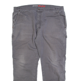 DICKIES Carpenter Mens Trousers Grey Regular Straight W40 L30