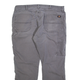 DICKIES Carpenter Mens Trousers Grey Regular Straight W40 L30