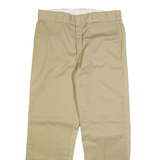 DICKIES Lined 874 Workwear Mens Trousers Beige Relaxed Straight W34 L32