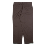 Mens Trousers Grey Relaxed Straight W36 L28