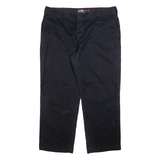DICKIES 874 Workwear Mens Trousers Black Regular Straight W42 L30