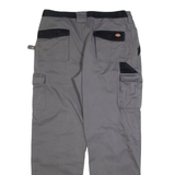 DICKIES Carpenter Mens Trousers Grey Relaxed Straight W38 L34