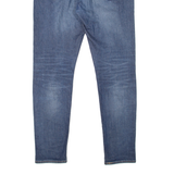 LEVI'S 512 BIG E Jeans Mens Blue Slim Tapered Stone Wash W34 L34