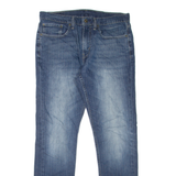 LEVI'S 511 Jeans Mens Blue Slim Straight Stone Wash W34 L32