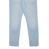 LEVI'S 512 BIG E Jeans Mens Blue Slim Tapered Stone Wash W32 L30