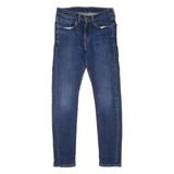 LEVI'S 519 Jeans Mens Blue Slim Skinny Stone Wash W27 L32