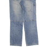 COYOTE Mens Jeans Blue Regular Straight Stone Wash W32 L32