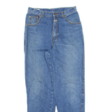 GARRY Indigo Womens Jeans Blue Regular Tapered Stone Wash W28 L30