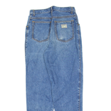GARRY Indigo Womens Jeans Blue Regular Tapered Stone Wash W28 L30