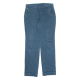 LACOSTE Womens Jeans Blue Regular Straight 90s W32 L34