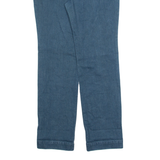 LACOSTE Womens Jeans Blue Regular Straight 90s W32 L34