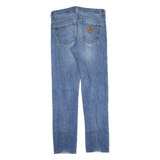 CARHARTT Legend Mens Jeans Blue Regular Straight Stone Wash W30 L32