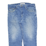 LEE Mens Jeans Blue Regular Straight Stone Wash W38 L29