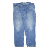 LEE Mens Jeans Blue Regular Straight Stone Wash W38 L29