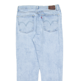 LEVI'S Womens Jeans Blue Slim Straight Stone Wash W31 L26