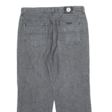 TRUSSARDI JEANS Mens Jeans Grey Regular Straight W34 L26