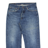 LEVI'S 508 04 Mens Jeans Blue Regular Straight Stone Wash W34 L26